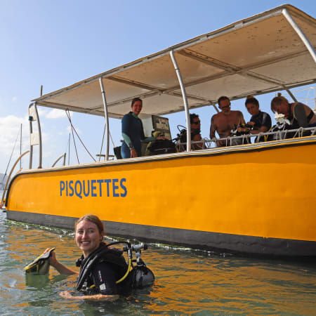 Plongée spécial débutant aux Saintes 8 jours Happy