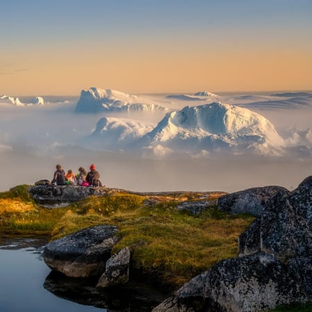 Randonnée et kayak en baie de Disko