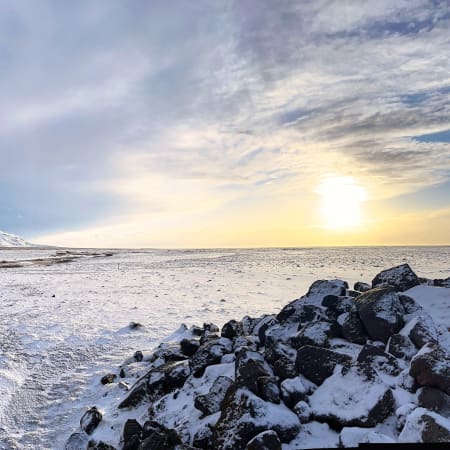 Raquettes au sud de l'Islande
