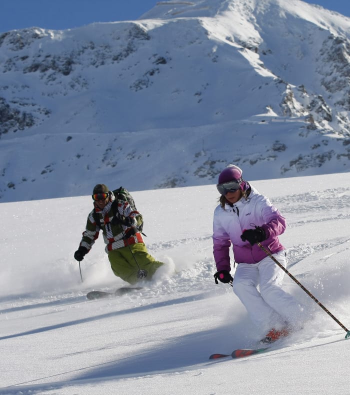 All Mountain Off-piste ski Halv tid — billede 3