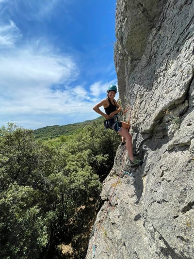 Break klatring Larzac - Bagland ved Montpellier
