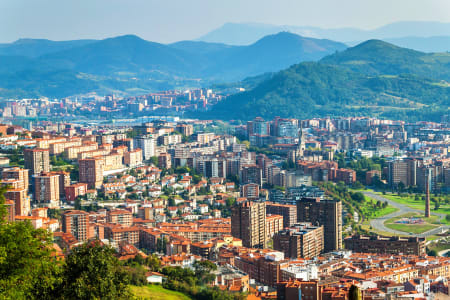 Bilbao en vue aérienne