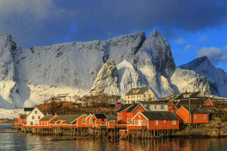 Village de pêcheurs, Norvège