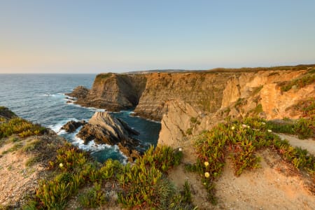 Falaises de la côte de l'Alentejo, Penhascos da costa Alentejana, Portugal