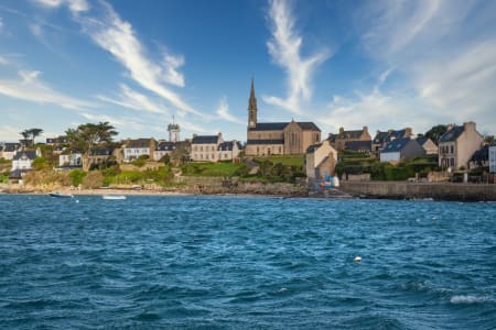 Vue sur l'île de Batz