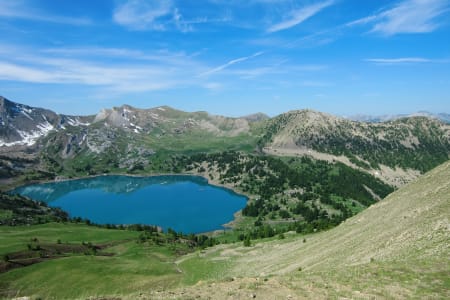 le lac d'Allos dans le Mercantour