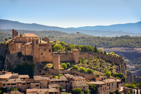 village d'Alquezar, Aragon, Espagne