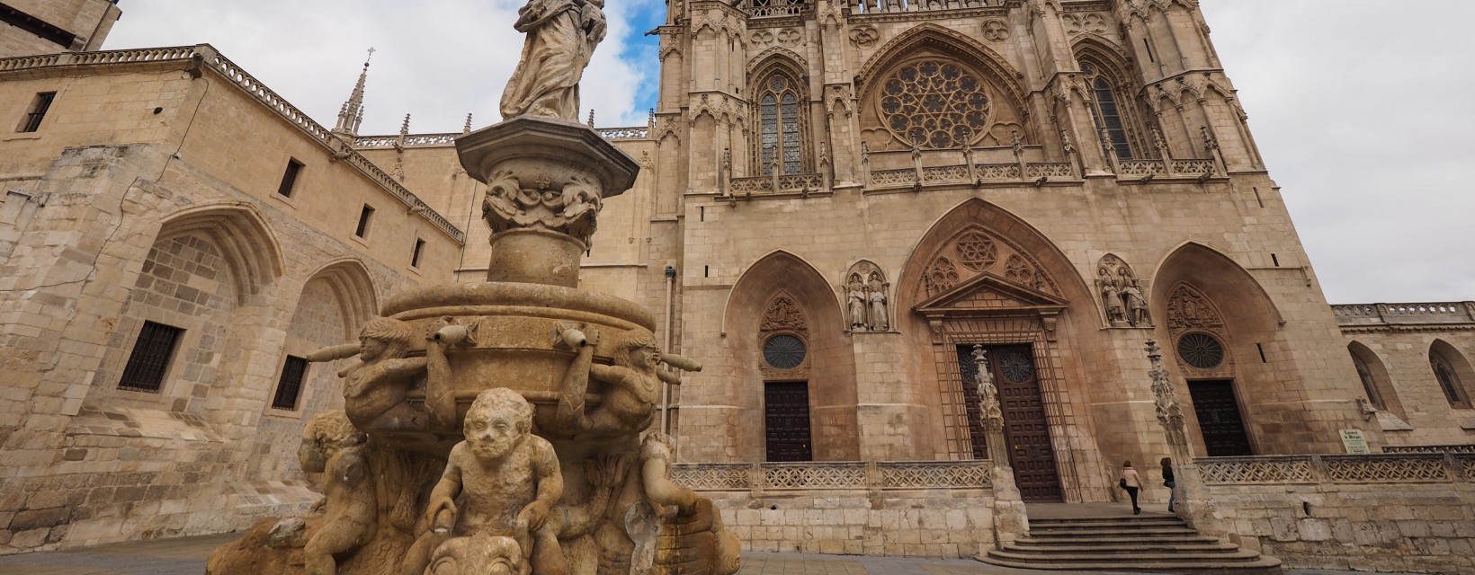 Vue sur la Cathédrale de Burgos, Espagne