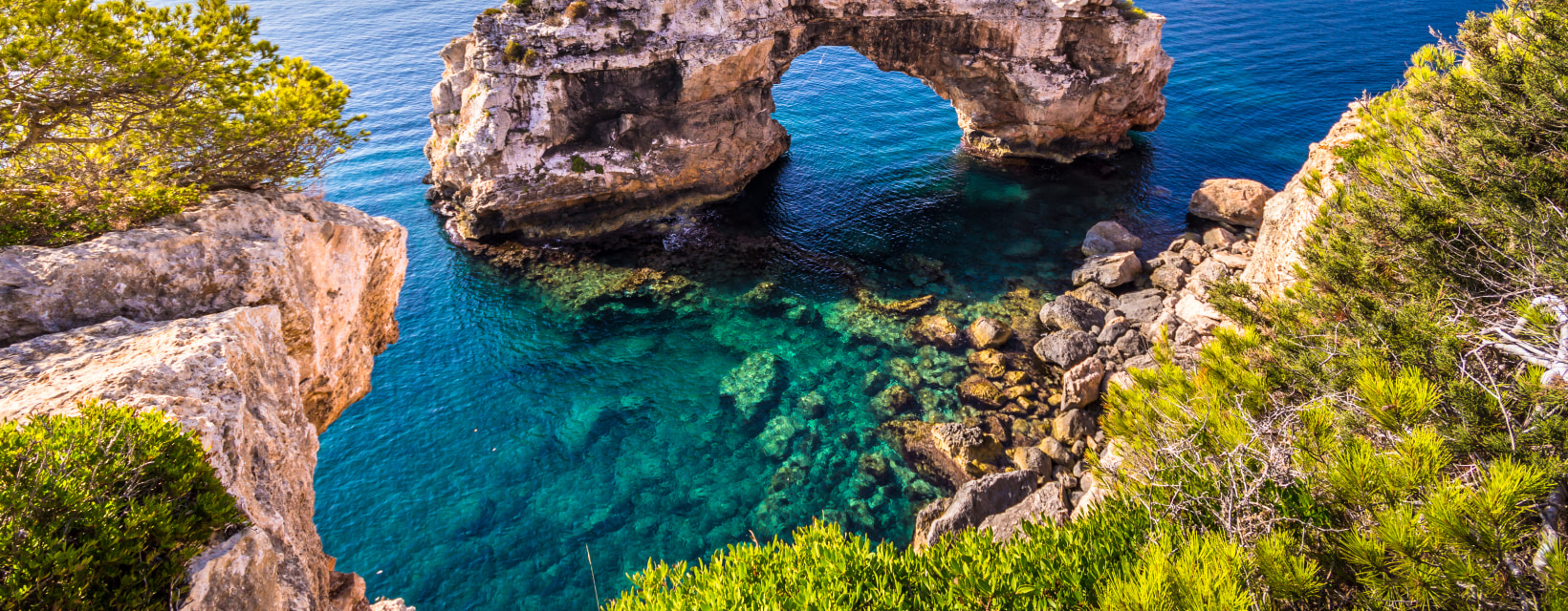 Es Pontas à Cala Santanyi, Majorque
