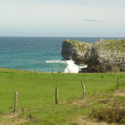 Chemin côtier vue océan au Pays Basque