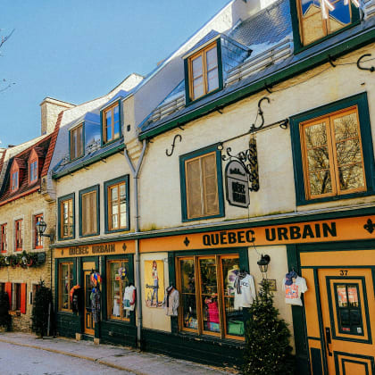 Québec, Canada, rue, magasin, boutique