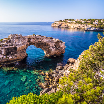 Es Pontas à Cala Santanyi, Majorque