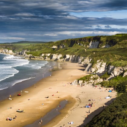 Aerial photographs of Royal Portrush Golf Club