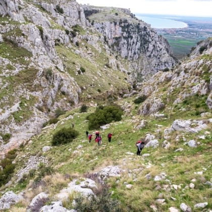 Gargano, randonnées vers l'hermitage de Pulsano, Pouilles, Italie