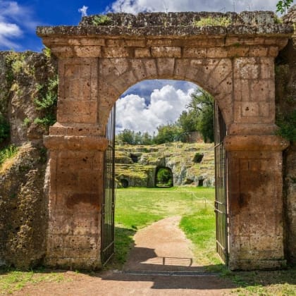 Sutri, Italie, Via Francigena