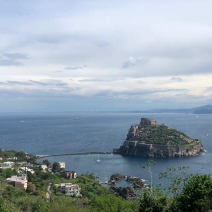 Château Aragonais Ischia, Golfe de Naples, Italie