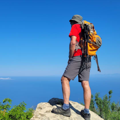 Randonnée sommet du Monte Epomeo, Golfe de Naples, Italie