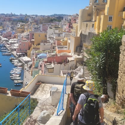 Randonnée à Procida, Golfe e Naples, Italie