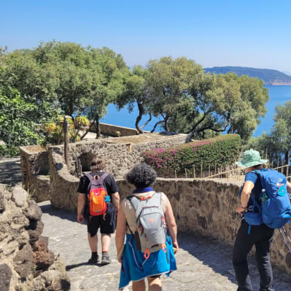 Randonnée château Aragonais Ischia, Golfe de Naples, Italie