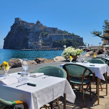 Château Aragonais Ischia, Golfe de Naples, Italie