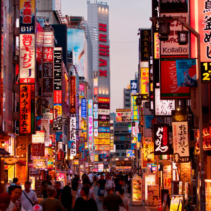Tokyo downtown, Japon