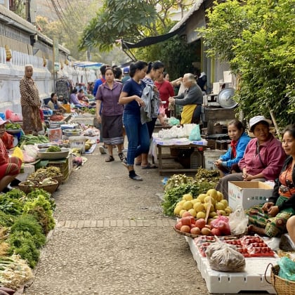 marché, Laos