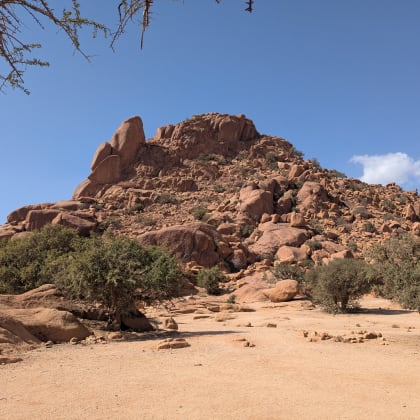 Désert de l'Atlas au Maroc