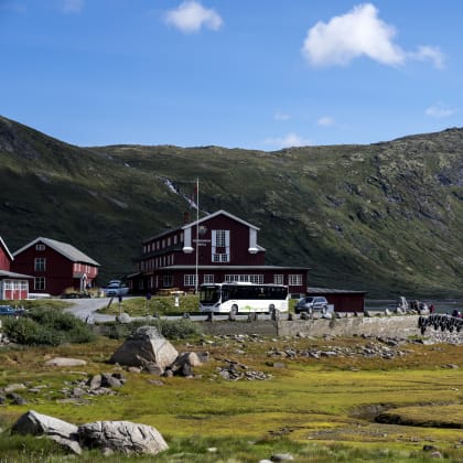 Ferry, lac Bygdin, Bitihorn, Norvège