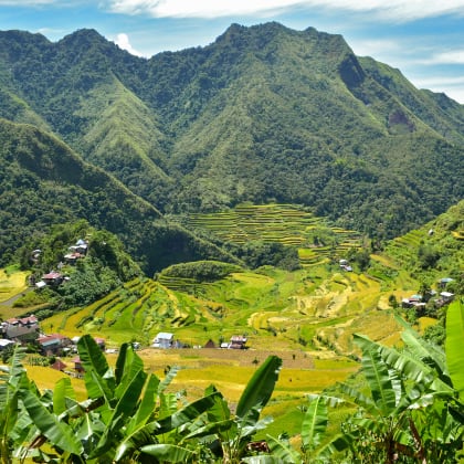 Rice terraces in Batad in Ifugao province, Luzon, world heritage