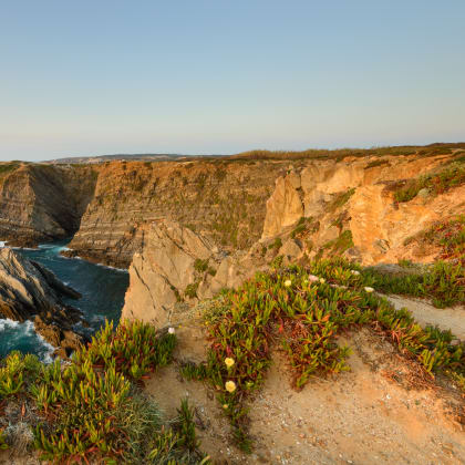 Falaises de la côte de l'Alentejo, Penhascos da costa Alentejana, Portugal