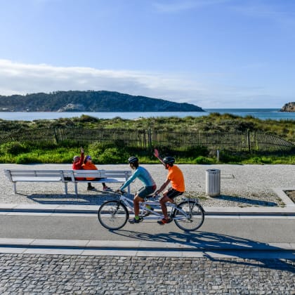 São Martinho do Porto bay, Portugal