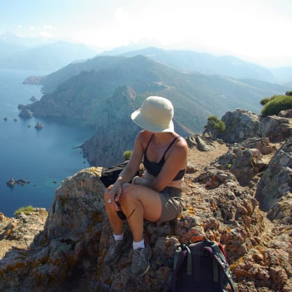 Panorama sur le Capo Rosso