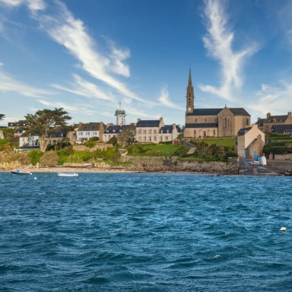 Vue sur l'île de Batz
