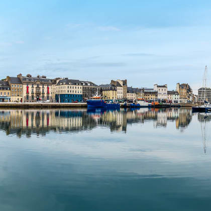 inner harbor, Cherboug, normandie, France
