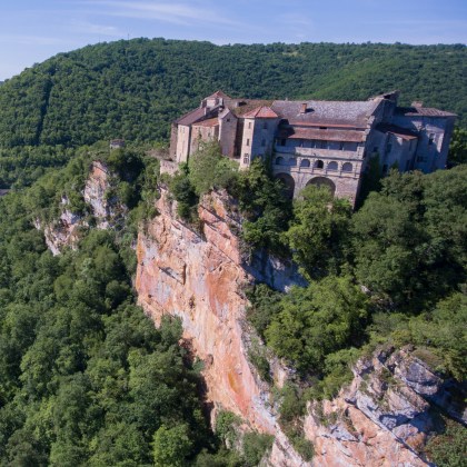Paysage Bruniquel et châteaux