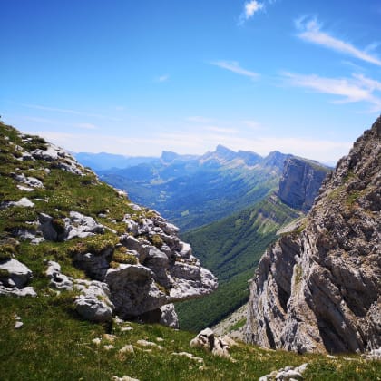 Paysage du Vercors, Alpes, France