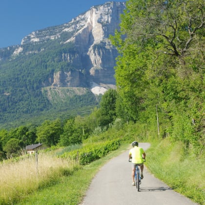 VTT dans la vallée de la Chartreuse, Alpes, France