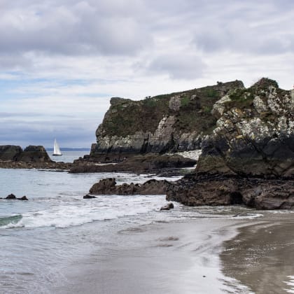 Plage de Morgat, bretagne