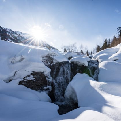 Salardu, Val d'Aran, Aragon, Hiver