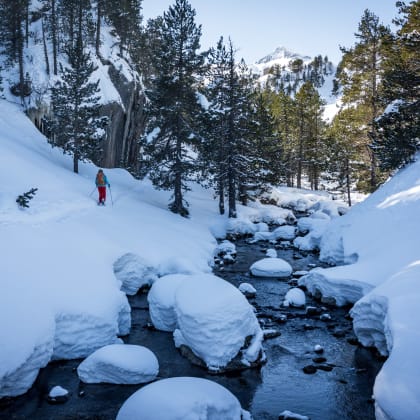 Salardu, Val d'Aran, Aragon, Hiver