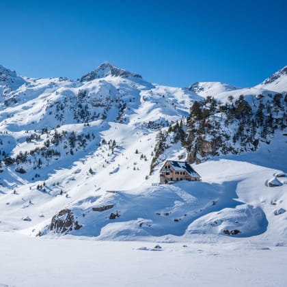 Salardu, Val d'Aran, Aragon, Hiver