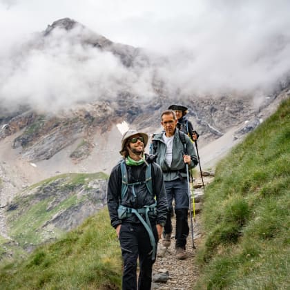 Occitanie, Hautes-Pyrénées, Cirque d'Estaube. Randonnée, Parc National des Pyrénées