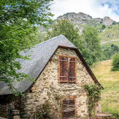 grange, plateau des Artigaux, Arrens-Marsous, Val d'Azun, Hautes-Pyrénées