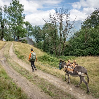 Randonnée en famille, Val d'Azun, Hautes-Pyrénées