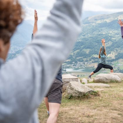 Séance de Yoga, Mont de Gez, Hautes-Pyrénées