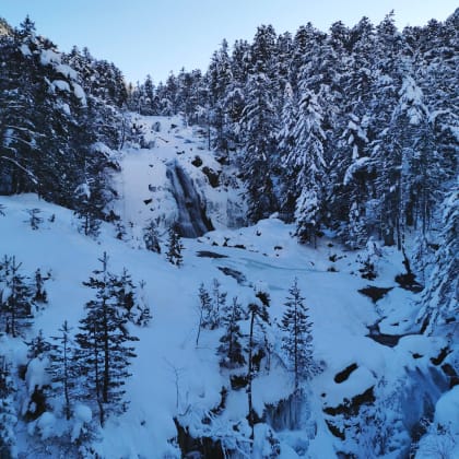 Cascade, Cauterets en Hiver, Hautes-Pyrénées