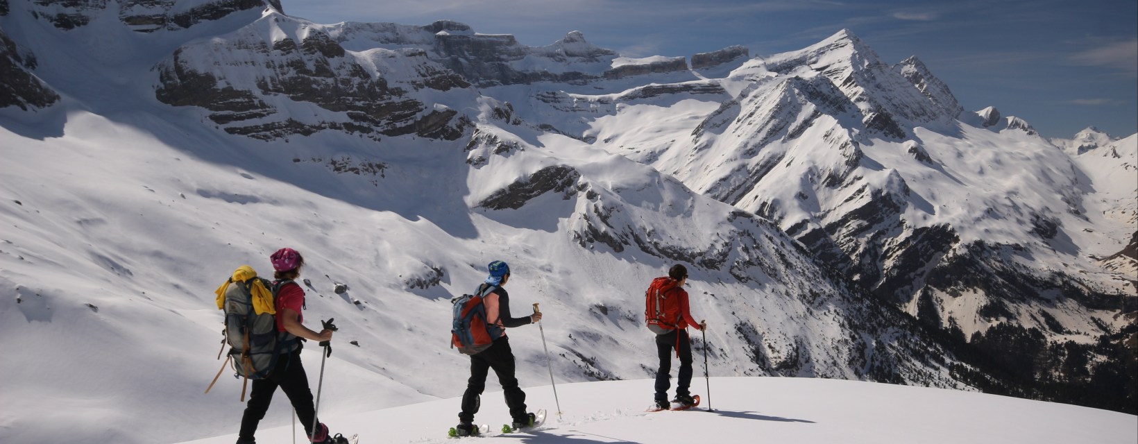 Trek raquettes à neige, randonnées nature, Alpes ou Pyrénées