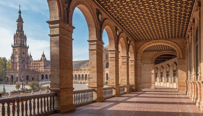 Plaza de Espana, Séville, Andalousie