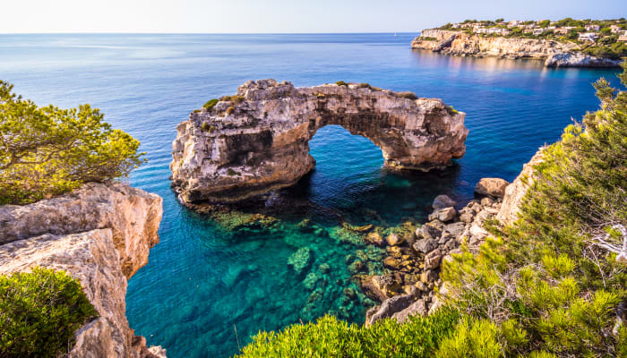 Es Pontas à Cala Santanyi, Majorque
