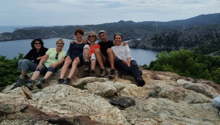 Groupe de randonneurs